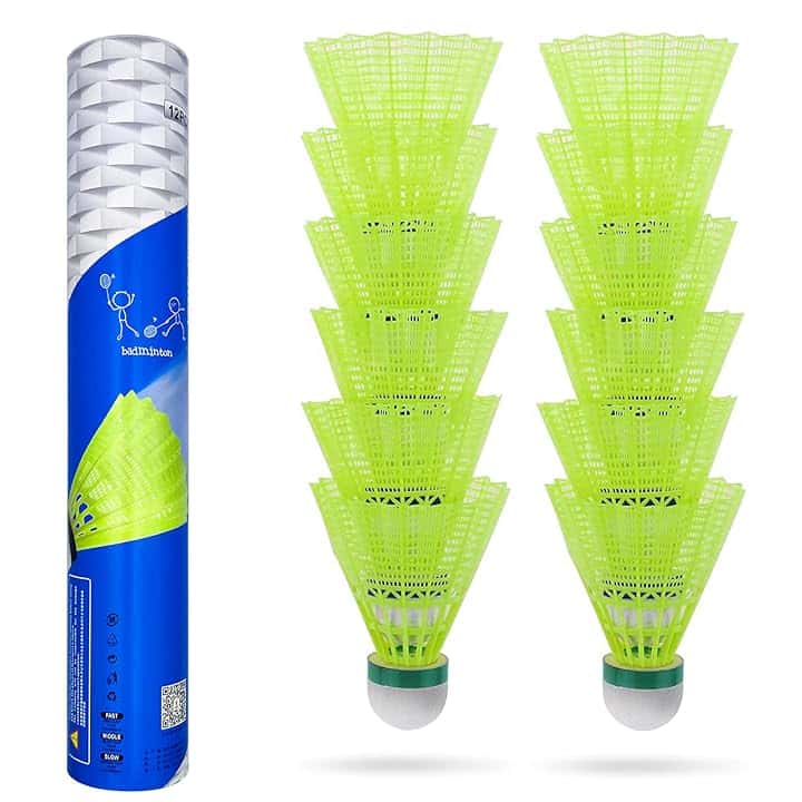 Palline da badminton, 12 pezzi