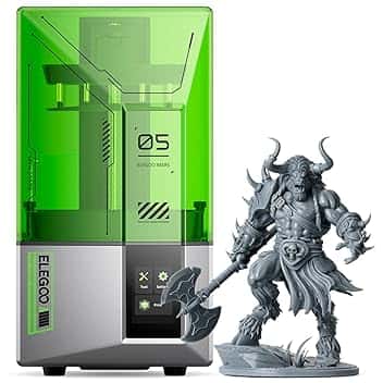 ELEGOO Mars 5 Stampante 3D Resina LCD 4K Mono, Livellamento Automatico, Stampante 3D Velocità a 70mm/h Dimensioni di Stampa 143,43x89,6x150mm³
