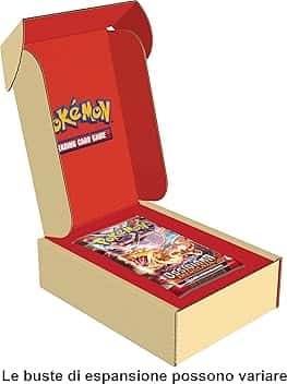 Confezione di buste assortite del GCC Pokémon (quattro buste di espansione per un totale di 40 carte; può contenere più buste della stessa espansione), edizione in italiano. Esclusiva Amazon