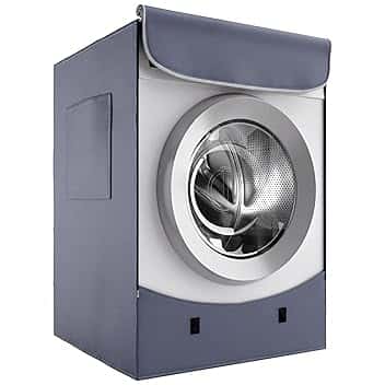 Coprilavatrice da Esterno e Interno Universale e Impermeabile per Proteggere Asciugatrice e Lavatrice da Polvere Pioggia e Raggi UV - Copri Lavatrice Esterni e Interni con Cerniere e Tasche