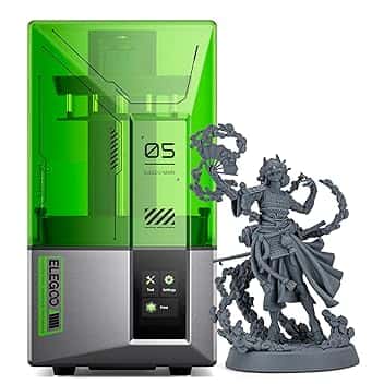 ELEGOO Marzo 5 Stampante 3D LCD 4K MSLA 6,6" livellamento automatico, stampa rapida 70 mm/h, sensore intelligente, protezione contro il surriscaldamento