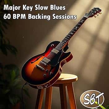 Slow Blues Backing Track in A Major – Guitar Jam Track