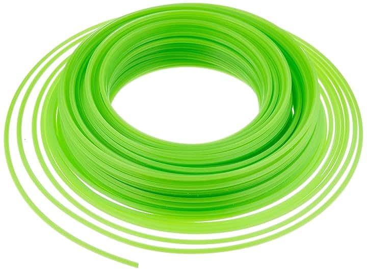 Ribimex Filo Quadrato per Decespugliatore in Nylon Alta Densità, 50 m, Blister da 450 g, Ø 3 mm, Resistente per Uso Intensivo - PRDFB050X30CR