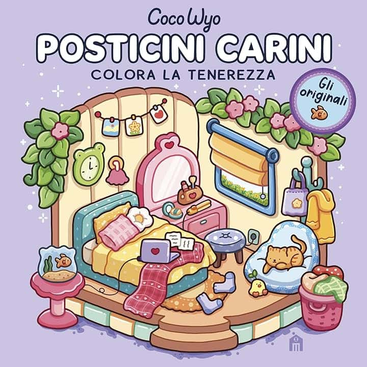 Posticini carini. Libro da colorare per tutte le età. Gli originali Coco Wyo