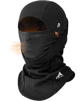 GXCROR Passamontagna Balaclava - Maschera da sci a doppio strato, antivento e caldo per inverno, moto, sci, unisex