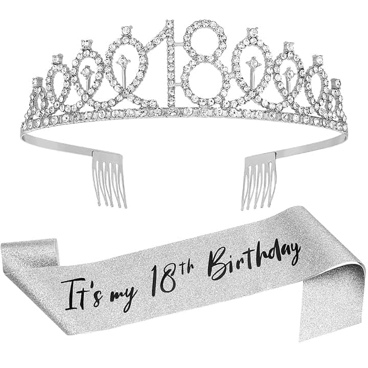Bohoman 18° compleanno corona ragazza compleanno festone festone compleanno "It's my 18th Birthday" fascia e tiara per ragazze 18° compleanno regali feste decorazioni