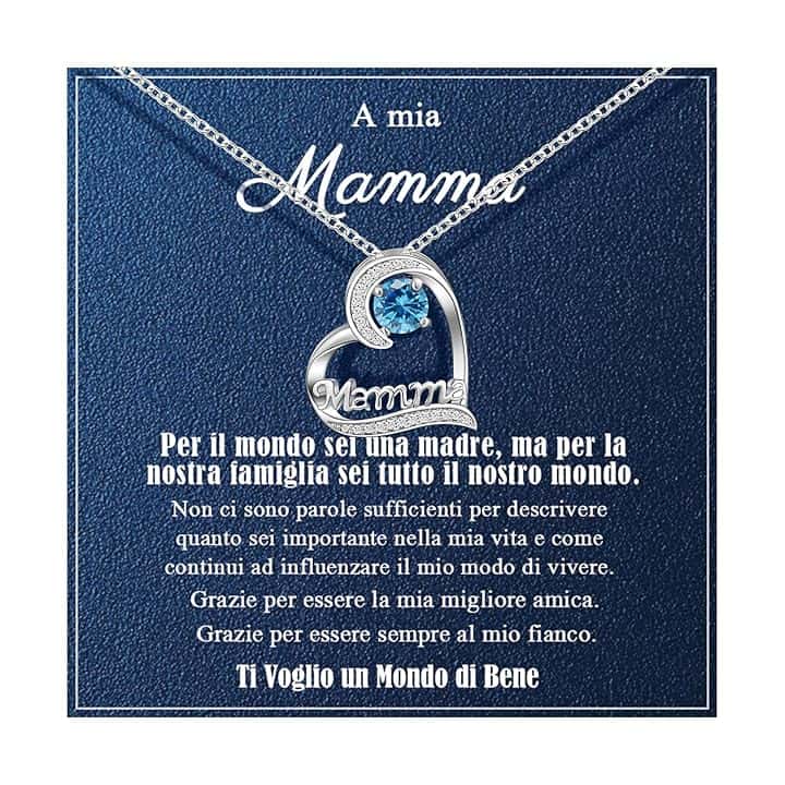 VGWON Collana per Festa della Mamma, Regalo per Mamma, Gioielli per Natale e Compleanno per Mamma