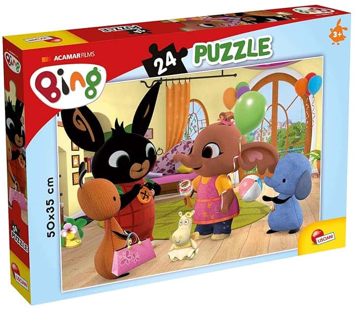 Liscianigiochi Bing Facciamo Festa Gicoco Per Bambini Puzzle, 77960, Multicolore, 24 Pezzi