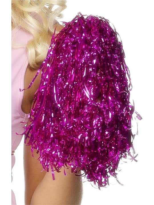 Smiffy's Pom Pom Metallic Pink Costume Accessory