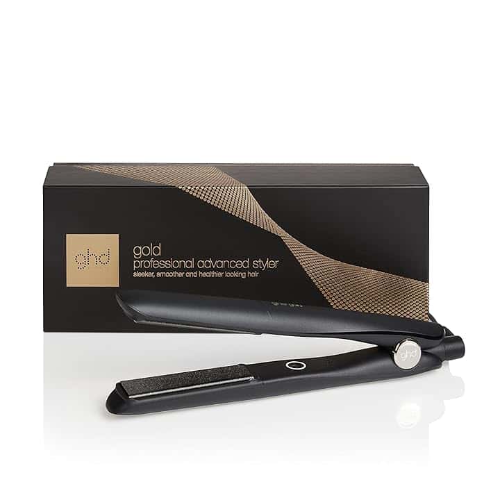 ghd Gold, Piastra Capelli Professionale per Piega Liscia e Mossa, Styler con Tecnologia Dual-Zone e Sensori Termici, Finish Morbido e Lucente da Salone, Cavo Girevole di 2.7 m