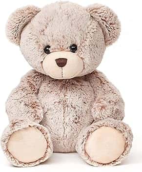 Uni-Toys - Teddy super morbido (marrone chiaro) – 24 cm (altezza) – Orsacchiotto – Peluche peluche – Te-00201