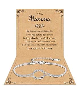 Cheerslife Regalo per Amica/Sorella/Mamma/Figlia Braccialetti Amicizia Bracciale Amicizia Donna Regalo Donna Compleanno Laurea Natale Festa della Madre