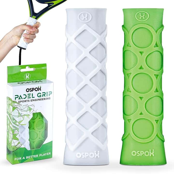 Grip Padel Innovativo Set 2 Pz Completo Professionale per Racchetta Padel Uomo Protezione Antivibrazione Padel Accessori Palestra Ortopedico Previene Epicondilite E Tendinite A Mano E Polso