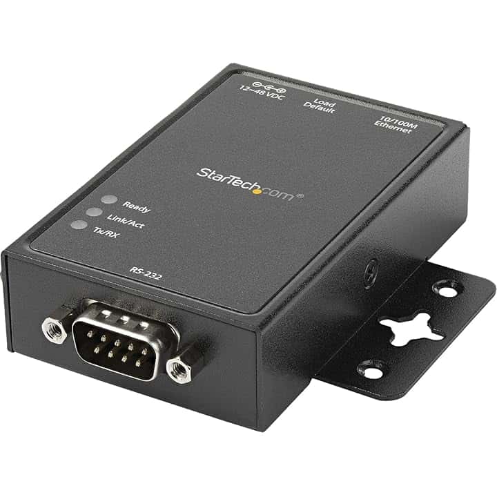 StarTech.com Convertitore Ethernet seriale RS232 a IP a 1 porta - Alluminio