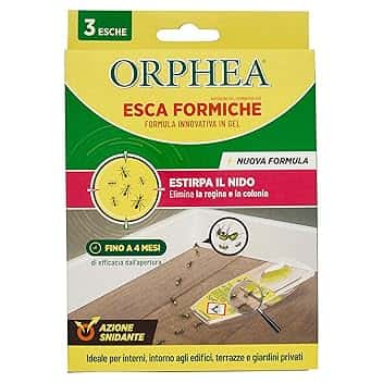 Orphea, Esca per Formiche, con Formula Innovativa in Gel, Estirpa il Nido e la Colonia, Ideale per Interni, Edifici e Terrazzi, Efficacia 4 Mesi