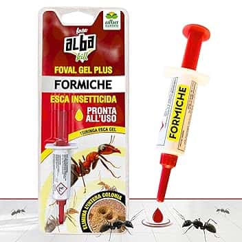 Albagarden - Insetticida Gel Formiche - Esca formiche ad Azione Ritardata Per Eliminare La Colonia - Veleno Pronto All'uso per Interni ed Esterni 5 gr