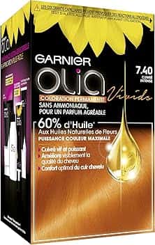 Garnier Olia - Colorazione permanente all'olio senza ammoniaca, colore: rame
