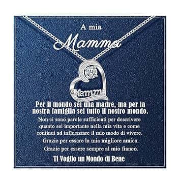 VGWON Collana per Festa della Mamma, Regalo per Mamma, Gioielli per Natale e Compleanno per Mamma