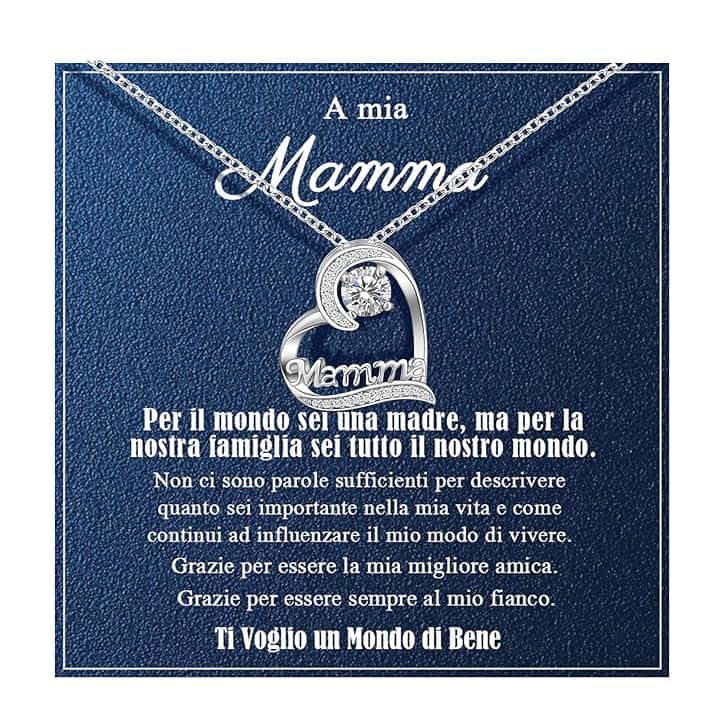 VGWON Collana per Festa della Mamma, Regalo per Mamma, Gioielli per Natale e Compleanno per Mamma