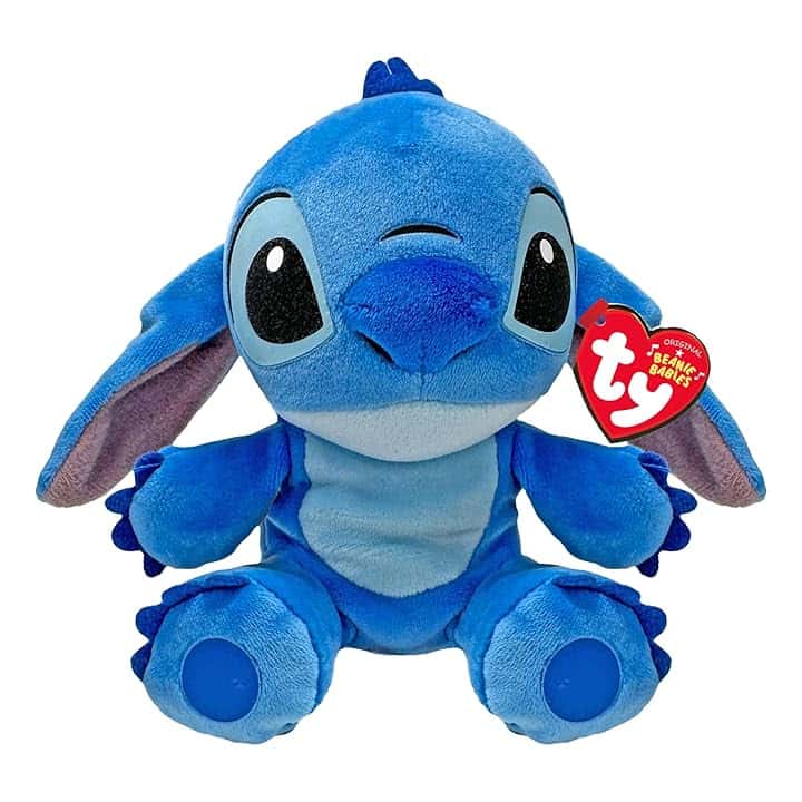 TY Floppy - Collezione Disney Lilo&Stitch, Stitch, Morbido Peluche da Collezionare, Idea Regalo per Grandi e Piccini - 20 cm - T44012