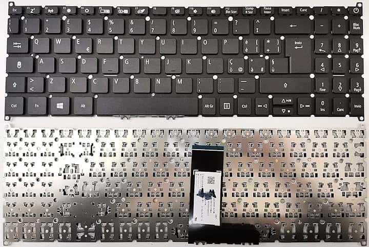 Tastiera Italiana Compatibile con Acer Aspire 3 A315-55 A315-55G-75N3 A315-55G-76Z5 A315-55G-79AW