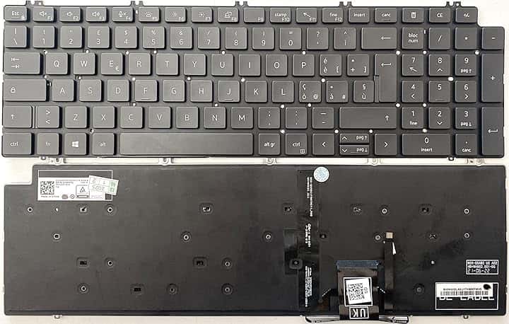 Tastiera Italiana per dell Precision 7550 7560 7750 7760 - M8M7D RETROILLUMINATA