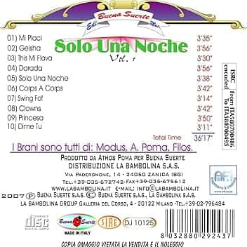 Solo Una Noche Vol. 1