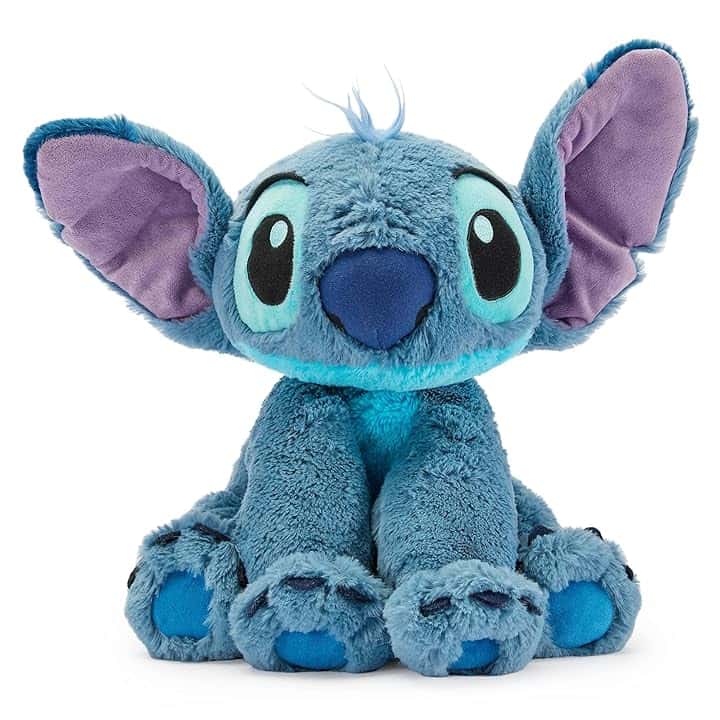 Disney Store peluche ufficiale medio per bambini Stitch, 38 cm, personaggio coccoloso con consistenza sfumata e dettagli ricamati, orecchie flessibili - per bimbi dai 0 anni in su