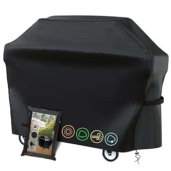 Copertura Barbecue da Esterno, Tessuto Oxford Impermeabile, Copri Barbecue Esterno, BBQ Grill Anti Pioggia Polvere Sole Neve, 145 x61 x117cm
