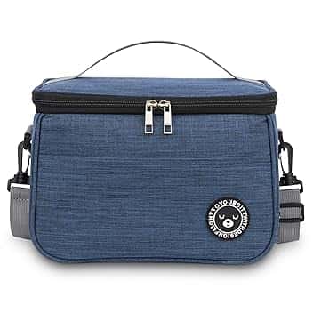 Borsa Termica Porta Pranzo 6.4L, Borsa Termica Aggiornato, Borsa Frigo, Borse Termiche Porta Pranzo, Borsa Pranzo Portatile, Borsa Frigo Pranzo Ufficio Viaggio Picnic (Blu - 6.4L) Global Recycled Standard
