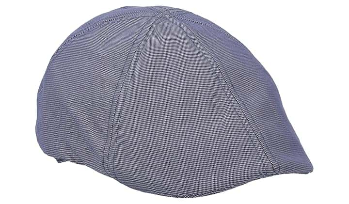 Coppola Uomo Estiva in Cotone Leggero – Berretto Stile Inglese a 6 Spicchi con Visiera Corta ed Elastico – Taglie 56, 58, 60 – Disponibile in Beige o Blu