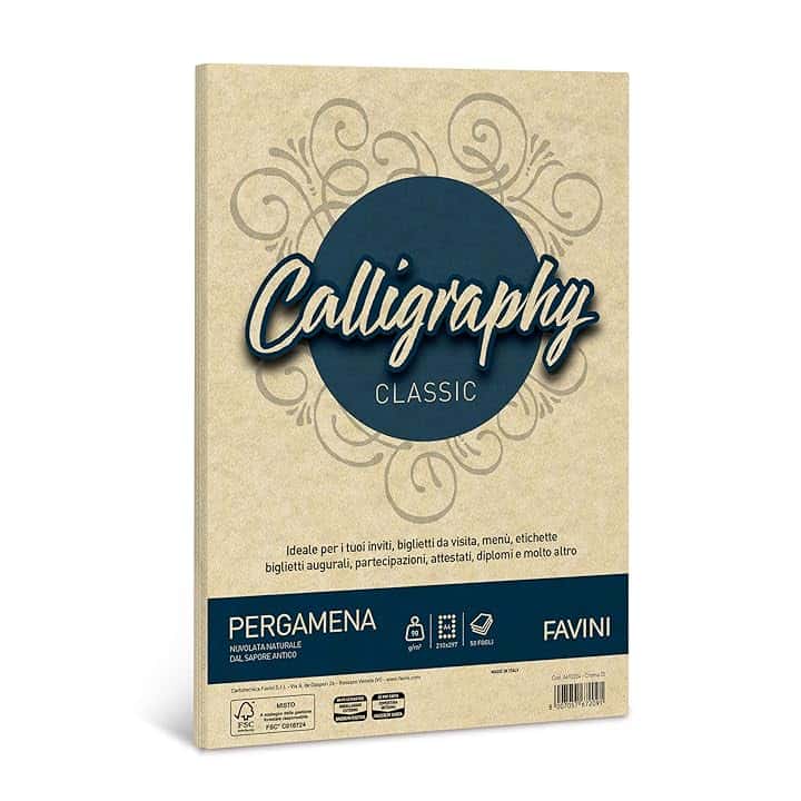Favini 867197 Pergamena Liscio, 50 Pezzi The Forest Stewardship Council