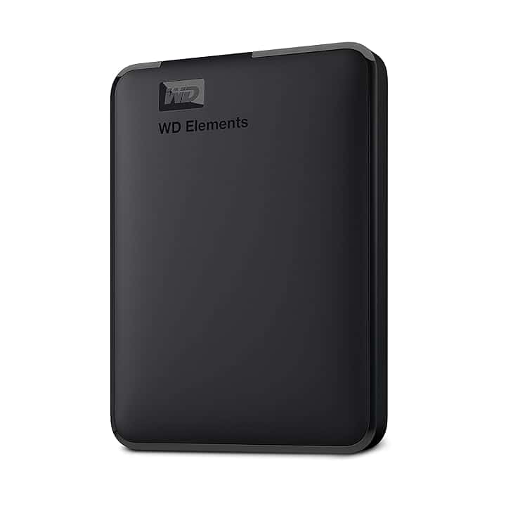 WD 6TB Elements Hard Disk Esterno Portatile, USB 3.2 Gen 1 SuperSpeed/USB 3.0, Espandibilità plug-and-play, Formatto per Windows, Nero