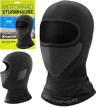SHIMA X-Comfort Passamontagna Moto Estivo Uomo Donna Balaclava Sottocasco Invierno Mask Traspirante Elastico