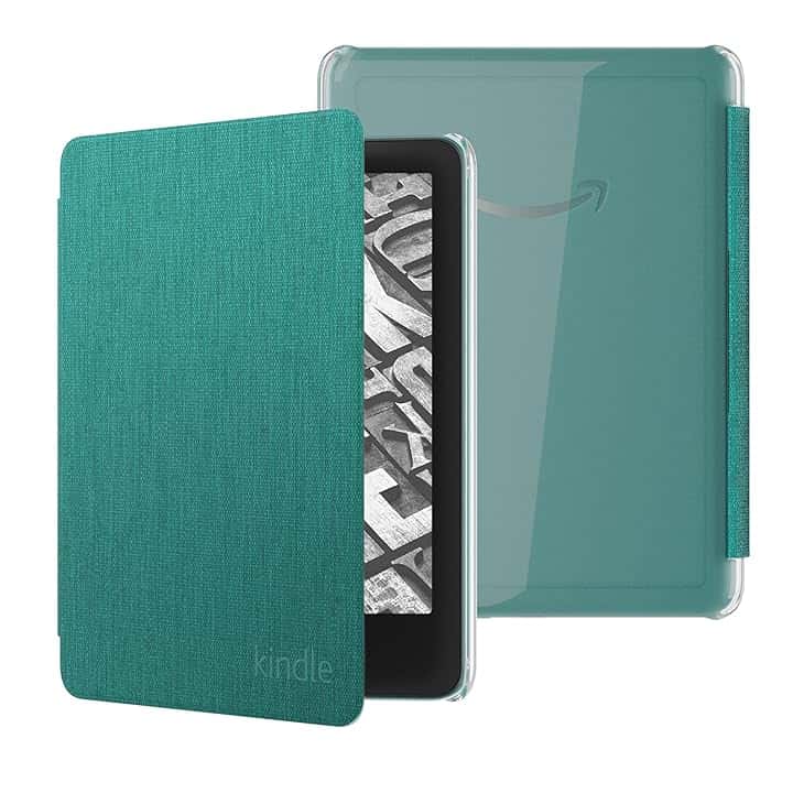 Nuova custodia in tessuto con il retro trasparente per Kindle Paperwhite (modello 2024) e Kindle Colorsoft Signature Edition