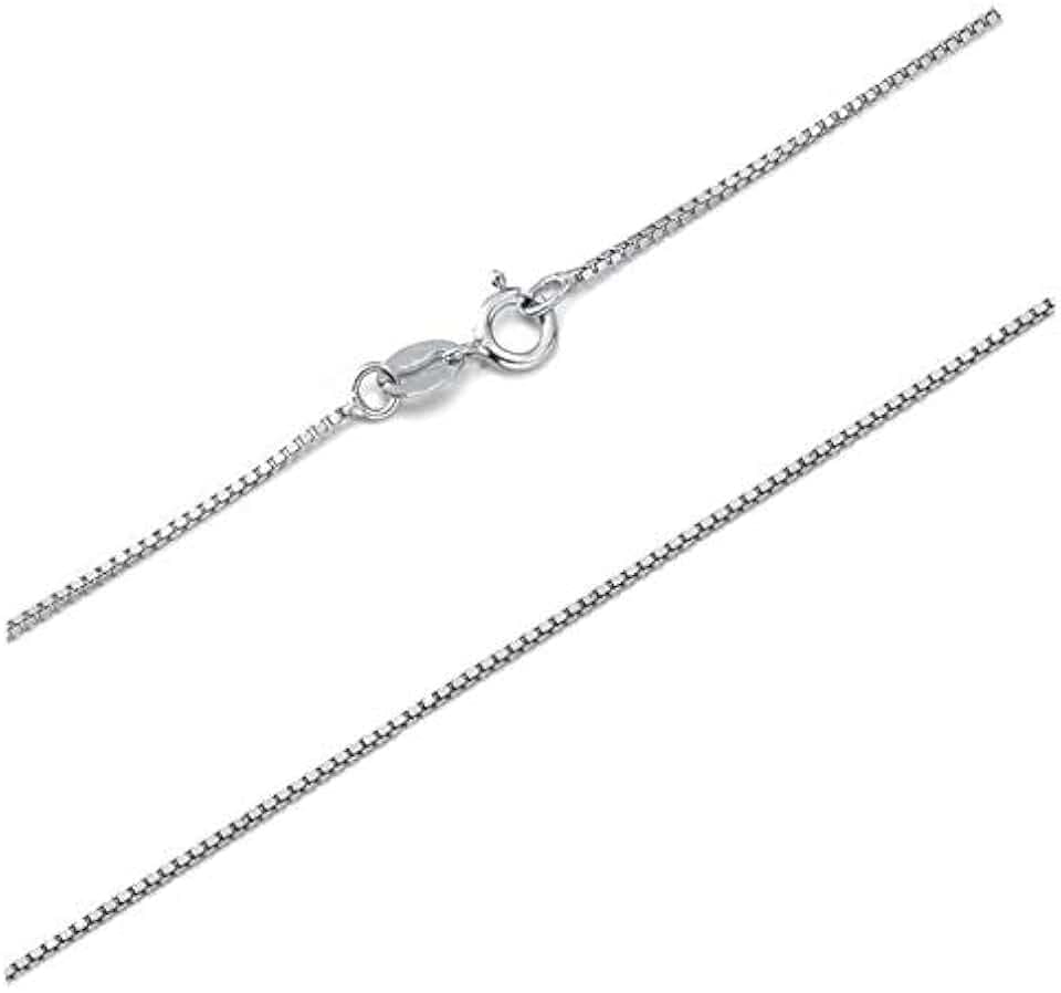 Gold Gala Collana in Argento 925 a Maglia Veneziana Sottile, Uomo Donna Made in Italy