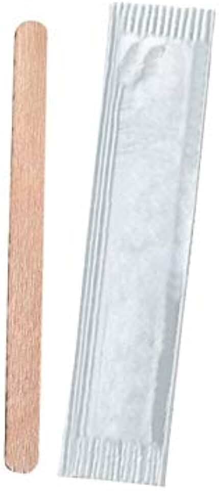 1000 Palette caffè Biodegradabili monouso in Legno imbustate singolarmente cucchiaini Igienicamente conservati usa e getta (bar o a casa cialde capsule) PLASTIC FREE | After Plastic