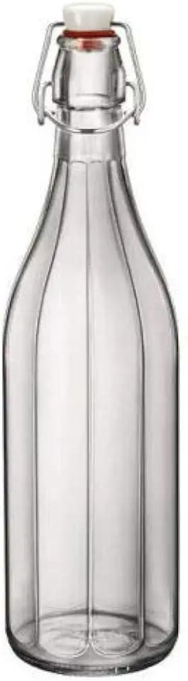 BERARDI | Set 6 bottiglie in vetro per acqua, vino, bevande, drink (VINTAGE ERMETICHE)