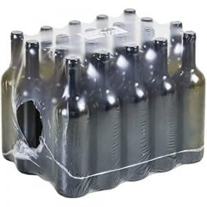 Bottiglia Vino bordolese in Vetro Duro Vuota Adatta per Tappi Sintetici Sughero alettati e gabbiette - Bottiglia in Vetro Vuota Made in Italy per Vino E Spumante - Confezione 20 PZ