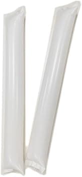 110 pz Confezione da 55 paia di applauditori gonfiabili rumorosi in plastica. Articoli di festa e animazione. Bastoncini di cotillon, ideali per calcio, feste, compleanni, comunione (60, giallo)