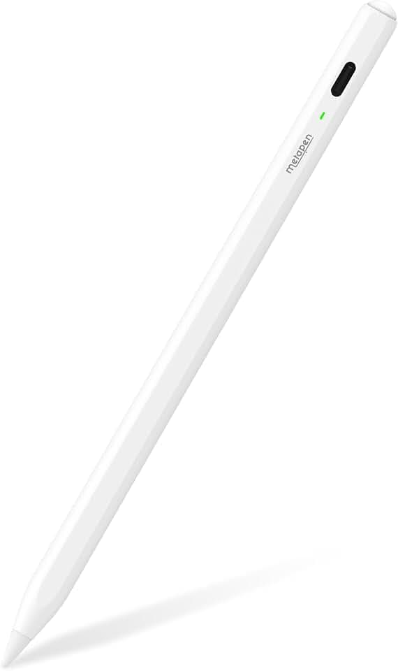 Metapen Air8 Penna per Apple iPad 2018-2026,Rifiuto Palmo,Alta Precisione ClimeCo Certified