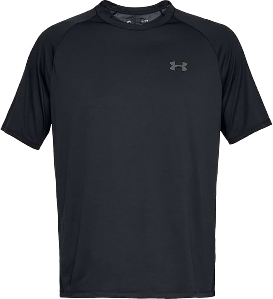 Under Armour Tech 2.0 Manica Corta T-Shirt Sportiva Leggera e Traspirante, Abbigliamento da Palestra con Tecnologia Anti-Odore Uomo (Pacco da 1)