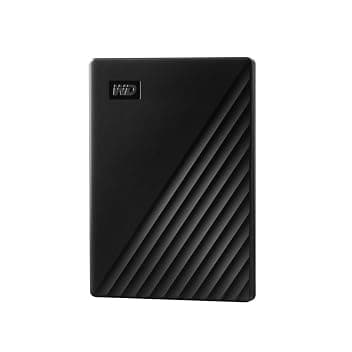 WD 2TB My Passport Hard Disk Esterno Portatile, USB 3.2 Gen 1/USB 3.0, Protezion con password, Software per la gestion e il backup, Formatto per Windows, ChromeOS and MacOS, Nero