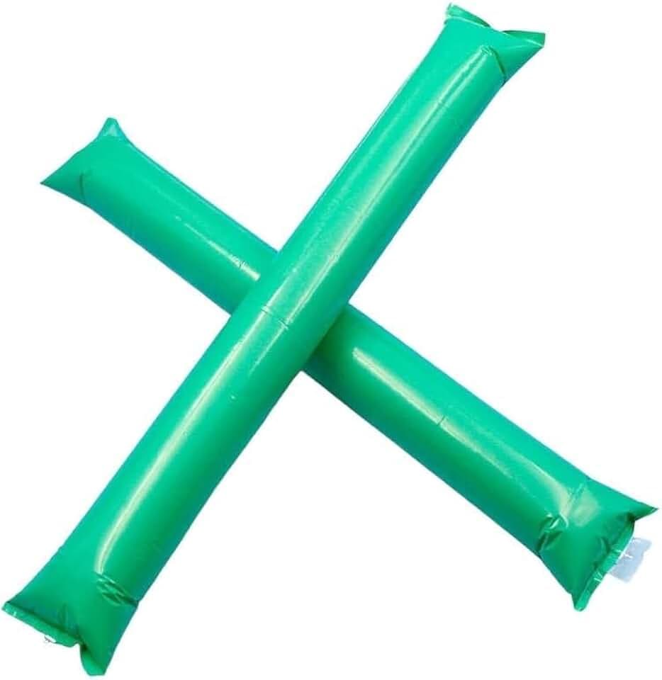 110 pz Confezione da 55 paia di applauditori gonfiabili rumorosi in plastica. Articoli di festa e animazione. Bastoncini di cotillon, ideali per calcio, feste, compleanni, comunione (60, giallo)