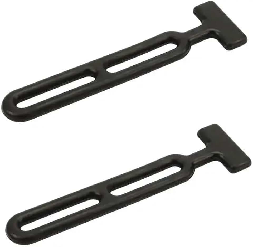 cyclingcolors 2x Cinghie elastiche in gomma cintura elastico piatte corda fissaggio molla moto auto trattore, 190mm