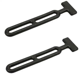 cyclingcolors 2x Cinghie elastiche in gomma cintura elastico piatte corda fissaggio molla moto auto trattore, 190mm