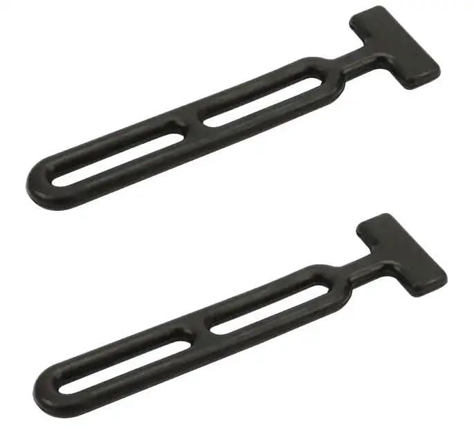 cyclingcolors 2x Cinghie elastiche in gomma cintura elastico piatte corda fissaggio molla moto auto trattore, 190mm