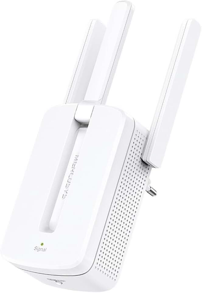 Mercusys TP-Link MW300RE Ripetitore Wireless Wifi Extender e Access Point, Velocità Single Band 300 Mbps, Tre Antenne Esterne, Tecnologia Mimo, Potenzia Copertura Wi-Fi