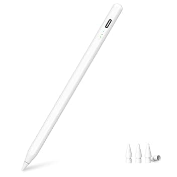 Penna iPad per Pro Air Mini 2018-26, Rifiuto palmo, ricarica ultraveloce 2X