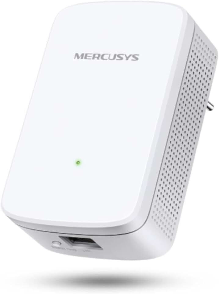 Mercusys TP-Link ME10 Ripetitore Wireless WiFi Extender e Access Point, Velocità Single Band 300Mbps, Porta LAN, Potenzia la tua Copertura Wi-Fi, Compatibile con Modem Router